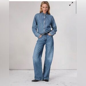 rag and bone Featherweight Logan Wise Leg Jean, size 27